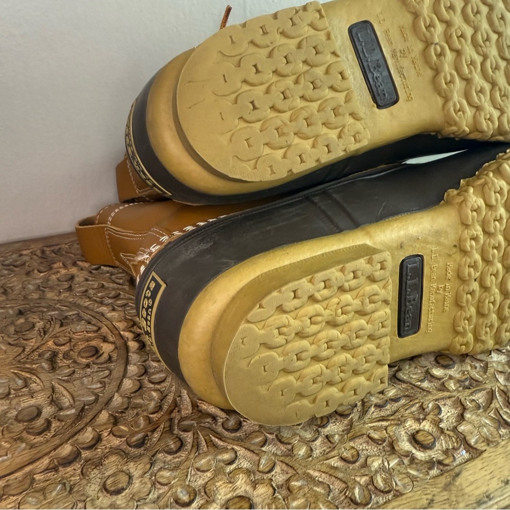 L.L. Bean Women’s Brown Bean Boots  Sz 11 - Picture 6 of 7